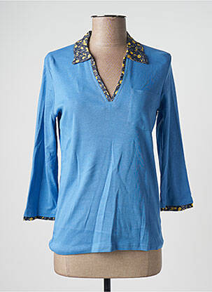 Tricou mâneci 3/4 mâneci 3/4 albastru DAMART femeie