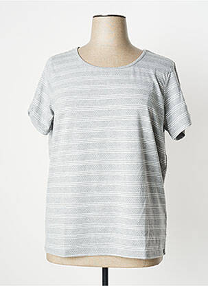 Top elasticitate mâneci scurte gri DAMART femme