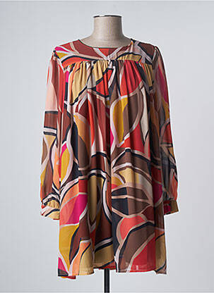 Rochie scurtă maro MOLLY BRACKEN femeie