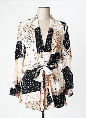 Jachete kimono mâneci lungi bej ICHI femeie