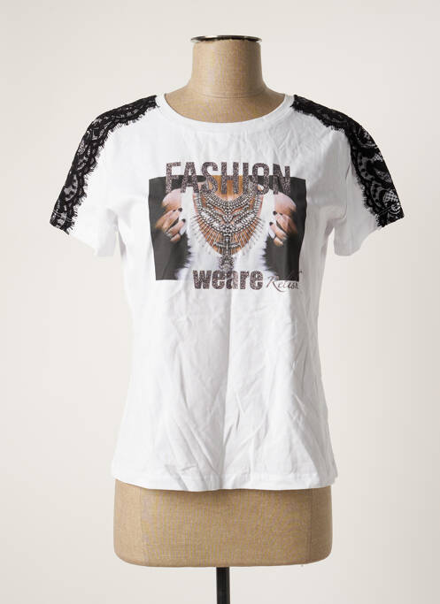 Tricou alb RELISH femeie