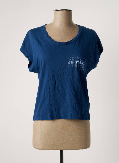 Tricou albastru JANE BLUE femeie