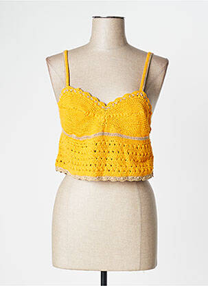 Top galben ICHI femeie