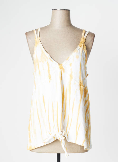 Top elasticitate fără mâneci galben TIFFOSI femme