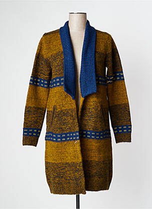 Vestă cu mâneci lungi maro DESIGUAL femeie