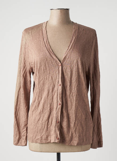 Vestă cu mâneci lungi maro NOT SHY femeie