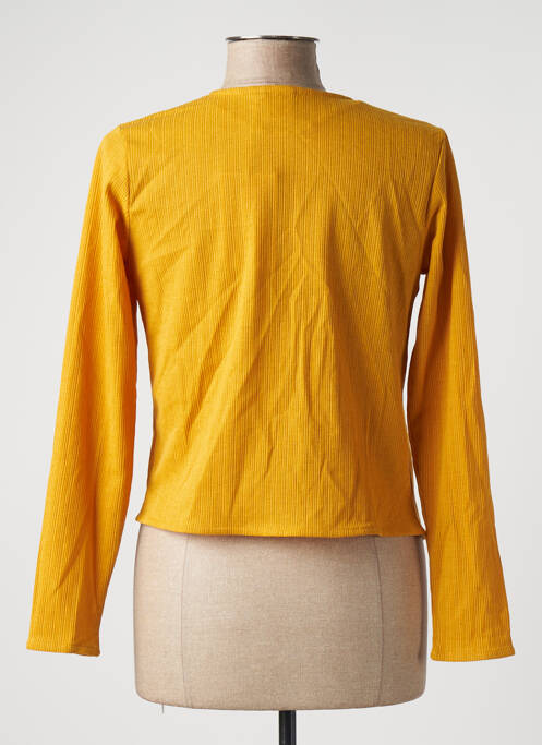 Vestă cu mâneci lungi galben ICHI femeie