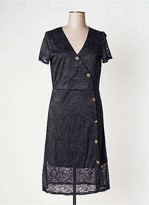 Rochie midi mâneci scurte mâneci scurte negru VERO MODA femeie