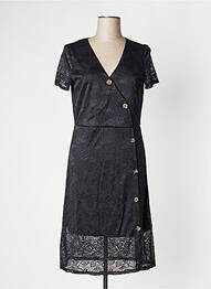 Rochie midi mâneci scurte mâneci scurte negru VERO MODA femeie