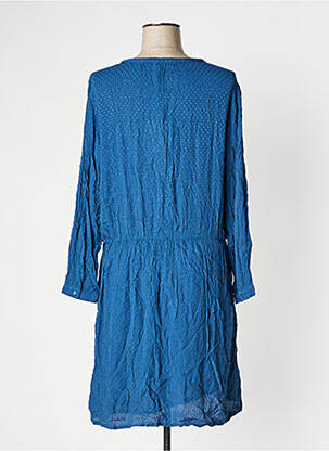 Rochie midi croială fluidă mâneci lungi albastru HARRIS WILSON femeie