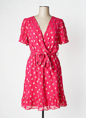 Rochie midi roz LA PETITE ETOILE femeie