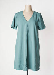 Rochie scurtă închidere cu fermoar la spate mâneci lungi verde PAKO LITTO femme