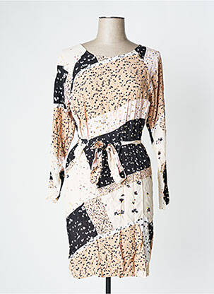 Rochie midi bej ICHI femeie