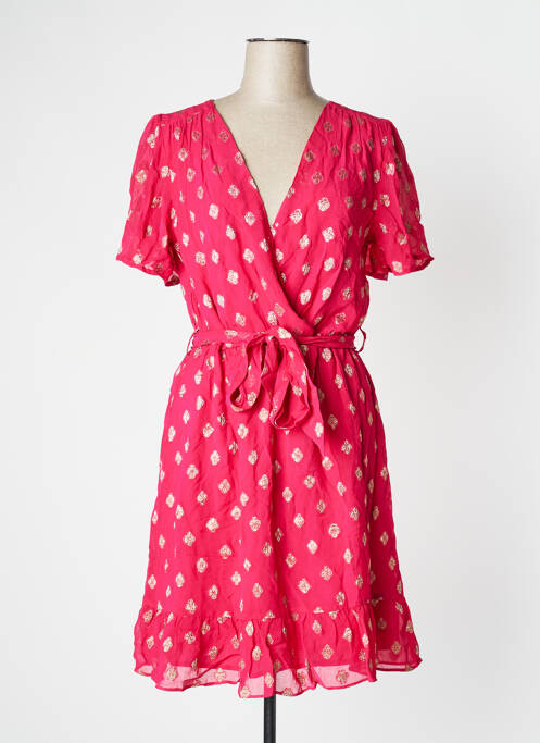 Rochie midi roz LA PETITE ETOILE femeie