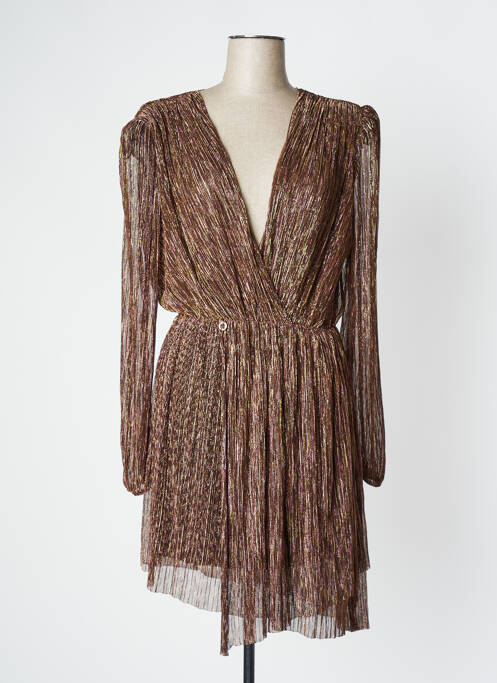 Rochie midi maro RELISH femeie