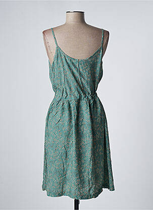 Rochie midi imprimeu floral bretele subțiri verde PAKO LITTO femeie