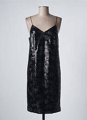 Rochie midi negru ICHI femeie