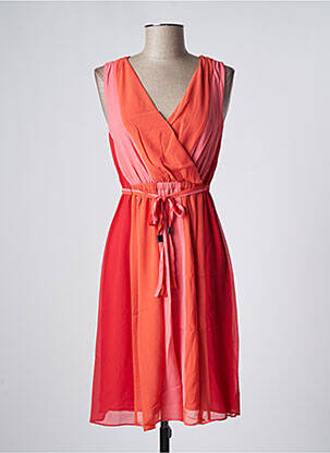 Rochie midi portocaliu COMMA, femeie