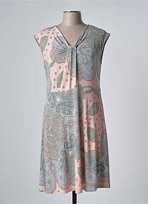 Rochie midi mâneci scurte mâneci scurte roz S.OLIVER femeie