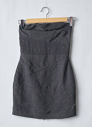 Rochie scurtă fără mâneci fără mâneci gri PEPE JEANS femeie