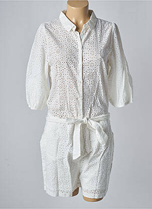 Salopetă scurtă alb PEPE JEANS femeie