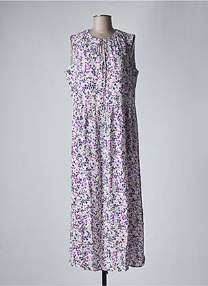 Rochie lungă imprimeu floral fără mâneci violet TOM TAILOR femeie