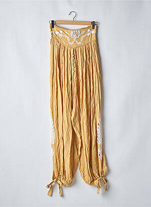 Salopetă-pantalon galben GIPSY QUEEN femeie