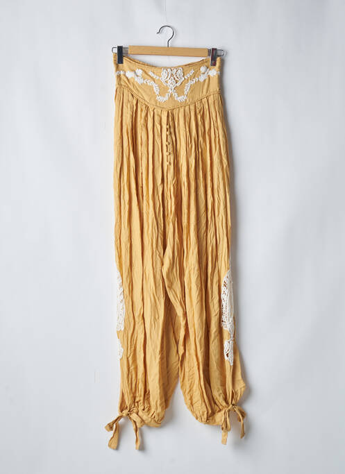 Salopetă-pantalon galben GIPSY QUEEN femeie