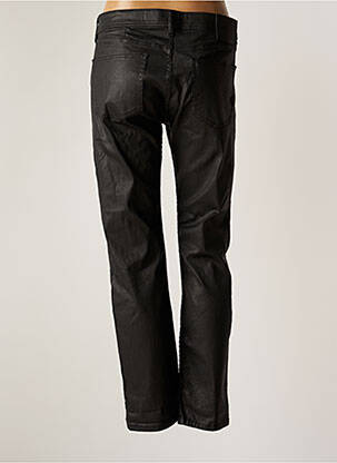 Pantalon slim țesătură acoperită mărime normală negru REIKO femeie
