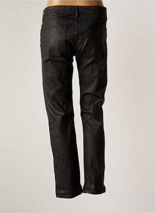 Pantalon slim țesătură acoperită mărime normală negru REIKO femeie