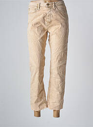 Pantalon 7/8 elasticitate mărime normală bej REIKO femeie