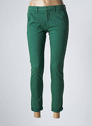Pantalon 7/8 elasticitate mărime normală verde REIKO femeie