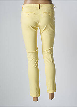 Pantalon 7/8 elasticitate mărime normală galben REIKO femeie