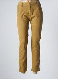 Pantalon 7/8 elasticitate mărime normală maro REIKO femeie
