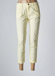 Pantalon 7/8 elasticitate mărime normală galben REIKO femeie