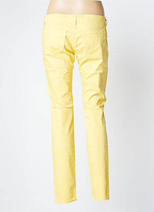 Pantalon slim talie joasă talie joasă galben GAS femeie