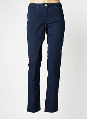 Pantalon slim elasticitate mărime normală albastru BRANDTEX femeie