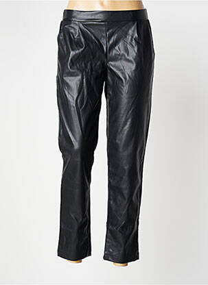 Pantalon slim talie elastică mărime normală negru BEST MOUNTAIN femeie