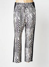 Pantalon slim talie elastică mărime normală negru RELISH femeie