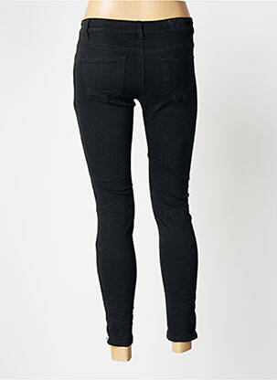 Pantalon slim elasticitate mărime normală negru LETIZ MODA femeie
