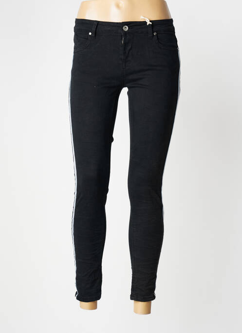 Pantalon slim negru LETIZ MODA femeie