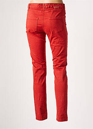 Pantalon slim conic mărime normală portocalie PAKO LITTO femeie