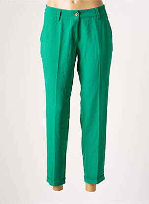 Pantalon 7/8 verde PAKO LITTO femeie