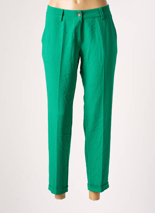 Pantalon 7/8 verde PAKO LITTO femeie