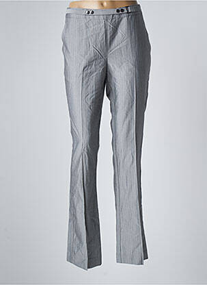 Pantalon drept elasticitate gri FRANSA femeie
