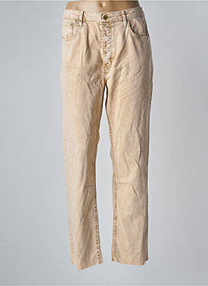 Blugi cu croială dreaptă bej REIKO femeie
