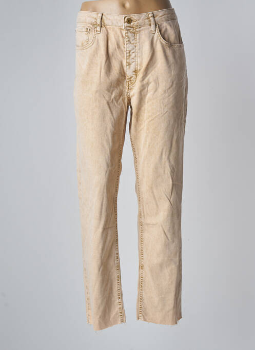 Blugi cu croială dreaptă bej REIKO femeie