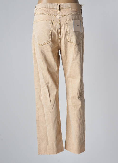 Blugi cu croială dreaptă bej REIKO femeie