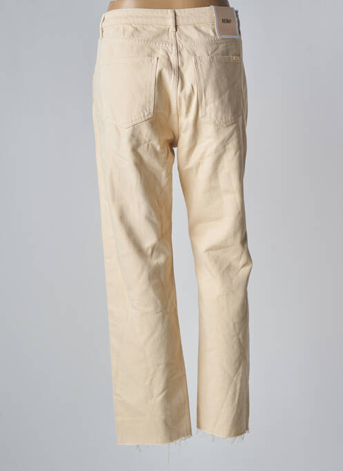 Blugi cu croială dreaptă bej REIKO femeie