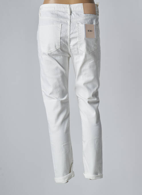 Blugi cu croială slim alb REIKO femeie